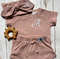 Dusty Pink custom shirt baby girl coming home outfit Gender neutral baby clothes Baby shower gift Personalised gifts.JPG