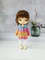 Holala doll clothes, Holala pattern pdf, 8 doll clothes pdf, tutorial doll cardigan, doll sweater knitting pattern