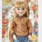 Brown sweatshirt for Ruby Red Fashion Friends doll (14.5 inch), RRFF