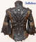jacket women's  genuine leather bronze and black color exclusive handmade best quality 1.jpg