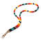 Orange beaded lanyard for teacher badges