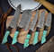 5 PC Custom Handmade Forged Damascus Steel Chef Knife Sets Kitchen (2).jpeg