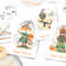 4-1 Halloween animals watercolor premade cards.jpg