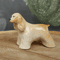 statuette buff American Cocker Spaniel