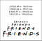 friends tv show series nineties machine embroidery designs