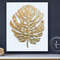 gold-leaf-painting-monstera-wall-art-original-textured-artwork-modern-home-decor