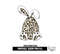 Leopard Print Easter Bunny Egg Sublimation PNG Design.jpg