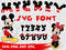 Mickey Mouse font svg, mickey letters, disney svg, mickey silhouette, disney cricut, mickey alphabet (4).png