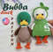 Duck crochet pattern, Goose crochet pattern, amigurumi duck pattern tutorial, DIY DudziToys Christmas duck DudziToys.jpg