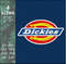 dickies american brand logo machine embroidery design