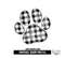 Plaid Dog Paw Print Sublimation PNG design.jpg