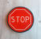 outdoor stop road traffic sign vintage