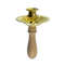 The hand held candlestick