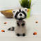 funny amigurumi racoon