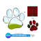 Add your own photo Dog Paw Print Photo Frame Canva Template.png