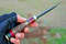 Custom Handmade Damascus Steel Hunting Knife Fix Blade Full tang Gift For Him 1.jpg