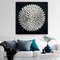 Silver-and-black-abstract-textured-wall-art-original-painting-modern-living-room-decor