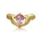 Hands Love Copper Gold-Plated Zircon Simple Ring4.jpg