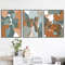 Abstraction triptych of 3 prints, you can download