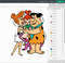 Flintstones SVG, Fred Flintstone SVG, Wilma Flintstone SVG, Barney Rubble SVG, Betty Rubble SVG, Pebbles Flintstone SVG, Bamm-Bamm Rubble SVG, Dino SVG, The Gre