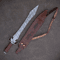 Damascus Steel Sword, Custom Roman Sword, Viking Sword With Sheath.png
