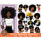 100 Afro Woman SVG, Afro Girl Svg, Afro Queen Svg, Afro Lady Svg, Curly Hair Svg, Black Woman, For Cricut, For Silhouette, Cut Files.jpg