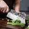 Handmade Carbon Steel Butcher Cleaver Steak Knife Chinese Chef Meat Chopper, HandForged Knife, Hunting Knife, 5.jpg