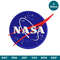 Nasa Logo Embroidery Patch Machine Embroidery Design FIle 4 Sizes Embroidery Pattern - Instant Download Image 1.jpg