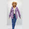 Lilac Hooded Cardigan for Barbie Doll.