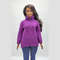 Purple sweater for Barbie doll