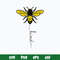 Bee Kind Svg, Bee Svg, Bee Clipart Svg, Png Dxf Eps Digitla File.jpg