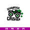 Shamrock Crusher Truck, Shamrock Crusher Truck Svg, St. Patrick’s Day Svg, Lucky Svg, Irish Svg, Clover Svg,png,dxf,eps file.jpg