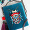 evil eye turquoise beetle bead embroidery velvet crossbody in boho style.jpg