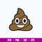 Poop Emoji Svg, Funny Svg, Png Dxf Eps File.jpg