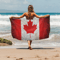 Canada Canadian Flag Beach Towel.png