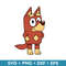 Bluey Rusty Dog in svg, transparent png, dxf, eps formats ready for download