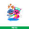Baby Shark Png, Shark Family Png, Ocean Life Png, Cute Fish Png, Shark Png Digital File, BBS06.jpeg