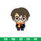 Harry Potter Chibi Svg, Harry Potter Svg, Harry Potter Clipart, Wizard Svg, Hogwarts Svg, Png Dxf Eps Pdf  File, HR05.jpeg