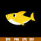 Baby Shark Png, Shark Family Png, Ocean Life Png, Cute Fish Png, Shark Png Digital File, BBS27.jpg