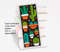 cross stitch bookmark pattern cacti sampler