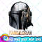 Star Wars The Mandalorian Helmet Portrait Mashup T-Shirt copy.jpg