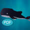 Humpback Whale toy sewing pattern Tutorial PDF Stuffed animals pattern  Plushie pattern Softie pattern 1Whale doll.png