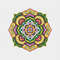 Mandala cross stitch pattern