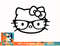 Hello Kitty Black and White Nerd Glasses Short Sleeve T-Shirt copy.jpg