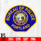 Badge Bureau of police portland svg eps dxf png file.jpg