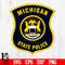 Badge Michigan state police svg eps dxf png file.jpg