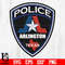 Badge Police Arlington texas svg eps dxf png file.jpg
