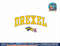 Drexel Dragons Arch Over Logo Officially Licensed Navy  png, sublimation copy.jpg