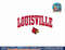 Louisville Cardinals Arch Over Black Officially Licensed  png, sublimation copy.jpg