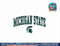 Michigan State Spartans Arch Over White Officially Licensed  png, sublimation copy.jpg